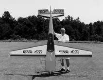 #92211 U-2 Free Flight Glider Wingspan: 74 Length: 56 #92213 Monster Stinger