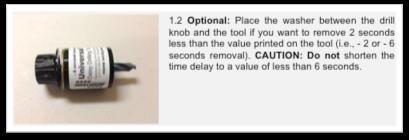Use the Delay Drilling Tool on your delay grain.! The drilled end faces the propellant grain(s). http://www.