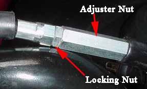 Turning the stop screw counter clockwise will increase the throttle travel thus increasing the maximum speed of the unit.