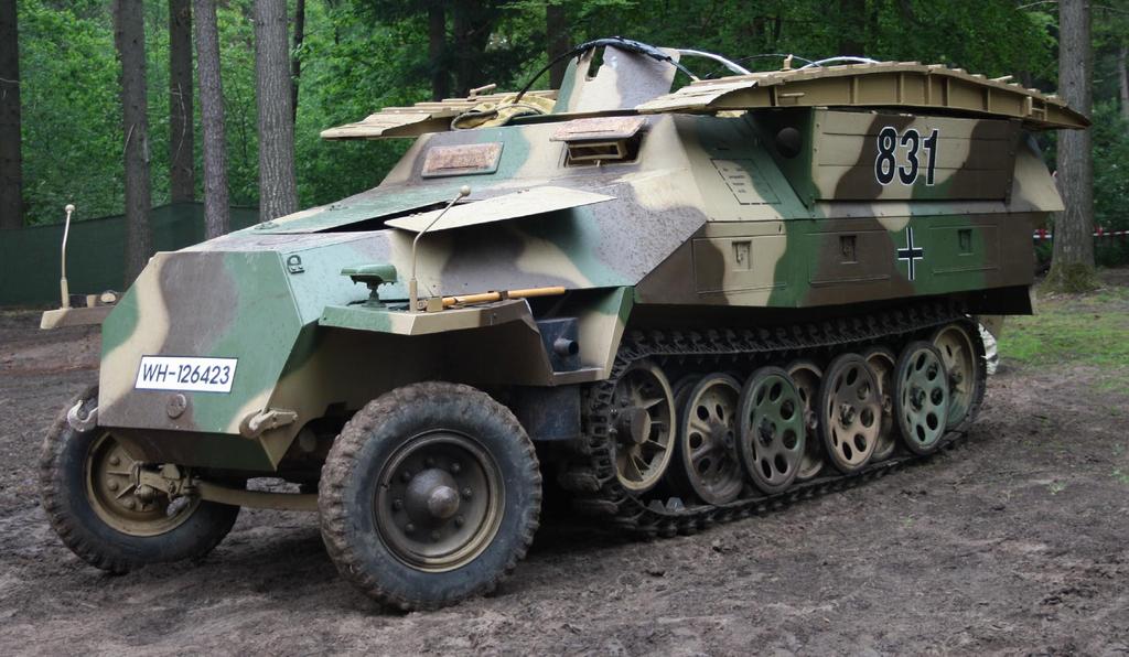SdKfz. 251/7 Ausf. D SdKfz Team Poland (Poland) The vehicle was bought in Estonia (http://sdkfz.