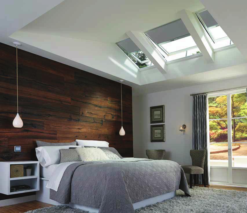 Bedroom Key Benefits Wake up to natural light with automated venting skylights paired with a blind programmed to open at the time of your