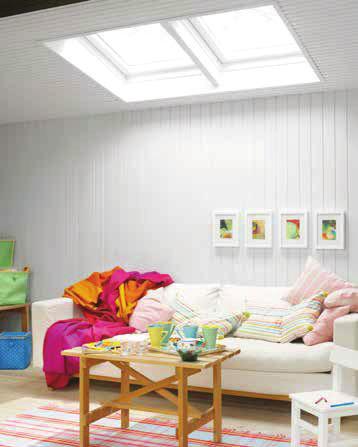 VELUX Curb Mount Skylights have been tested to perform on flat roofs.