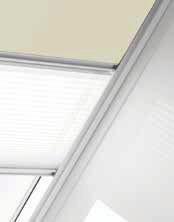 Light Control Solutions Controlling the amount of light in your room is easy with the VELUX Blind Collection available in a wide range of colours and pleated styles.