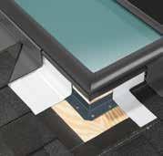 in flashing kit Shingles/shakes - EDL Step flashing pieces interweave with roofing material for proper water drainage.