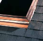 Shingles/shakes - ECL Tile roofing - ECW Note: Not available for VSS Step flashing pieces interweave with roofing material for proper water drainage.