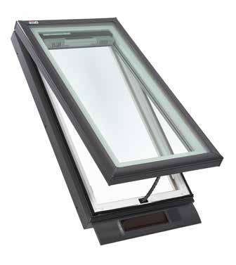 Replace a fixed or manual skylight easily because no wiring is required. Available in deck and curb mounted applications. *For more information visit: veluxusa.