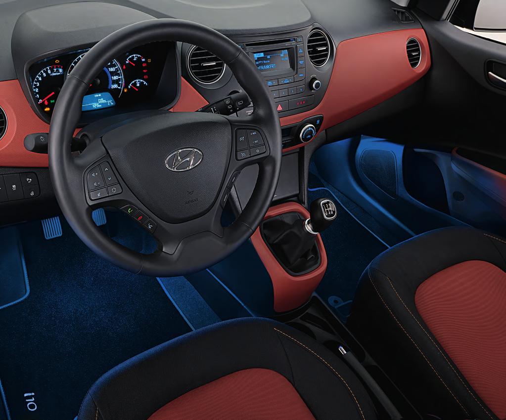 STYLING STYLING/WHEELS LED footwell illumination, blue, first row 4 LED footwell