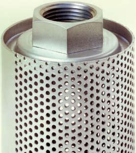 FLOW DIFFUSERS STRAINER MAGNETS Flow diffusers are for hydraulic high-speed return lines, to slow down fluids entering the reservoir.