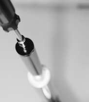 the left leg, and then remove the 2-Step schrader valve using a Schrader valve