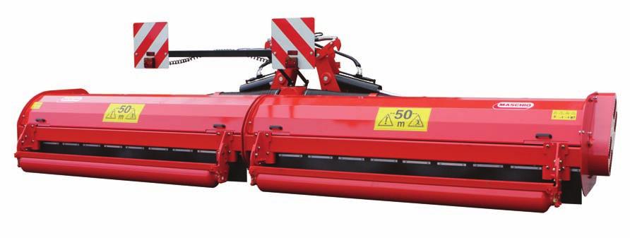 FOLDING FLAIL MOWERS GEMELLA The Gemella Flail Mower is a heavy duty model, designed for use on medium large sized agricultural tractors from 0 to 0hp and is typically used for agricultural