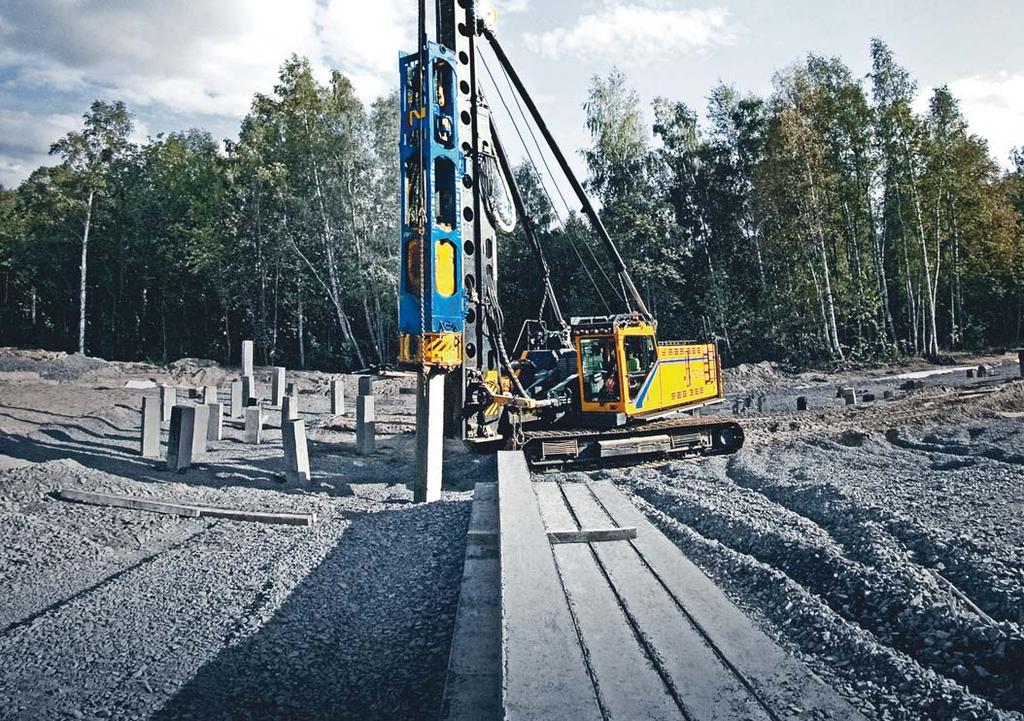Junttan Deep Stabilization Applications Junttan X-series the New Piling Generation In deep stabilization technology, highly stable ground mass is produced from the previously unstable and wet soil