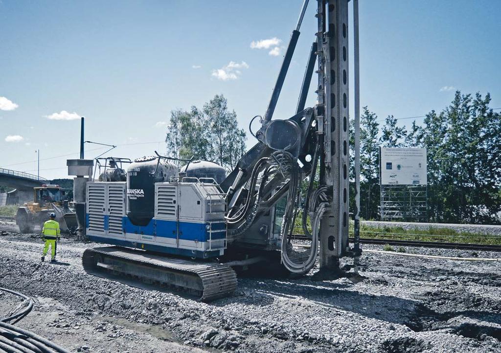 Lime, fly ash, gypsum and cement can all be used as binding agents, depending on the soil type and application method. Junttan has manufactured purpose-built deep stabilization rigs for over 20 years.