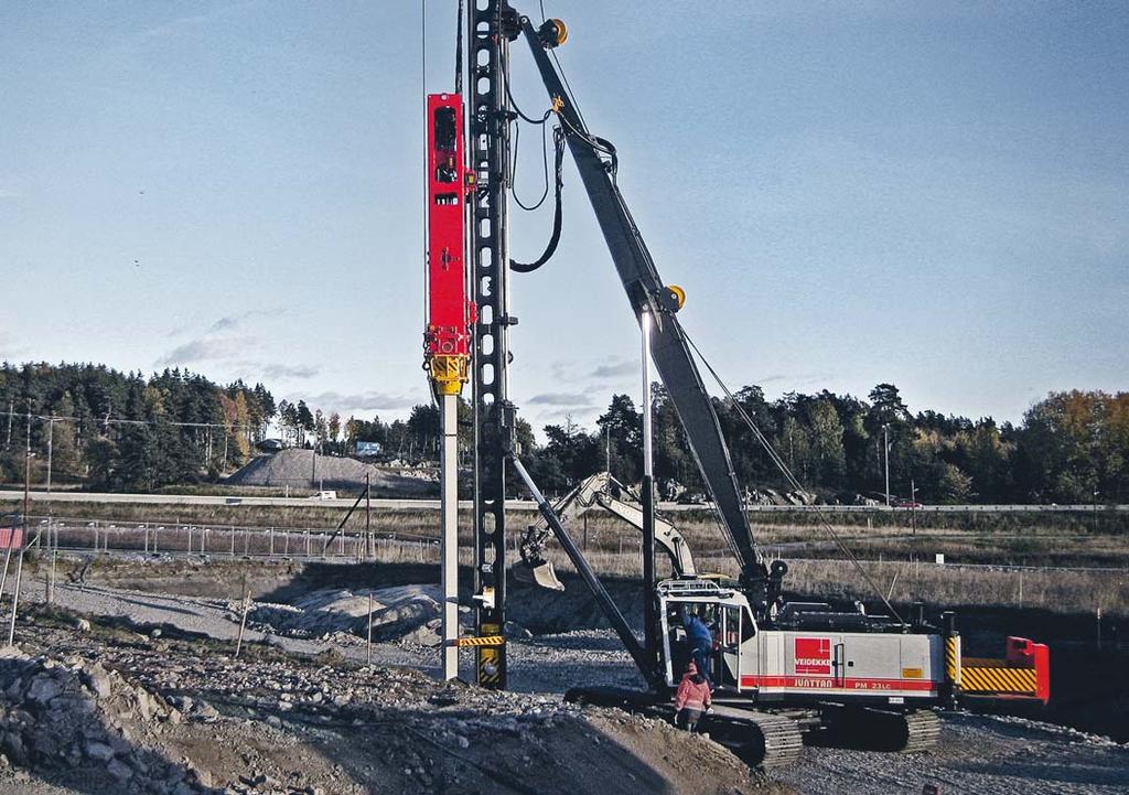 Pile Driving Rigs PM16, PMx20, PMx22 and PM23 High efficiency, a common-sense design and strict adherence to quality of construction mean top performance and reliability on the job.