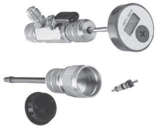 TOOLS SERVICE ITEMS Valve Core Service Tools These durable and versatile tools perform three time saving service tasks: 1.