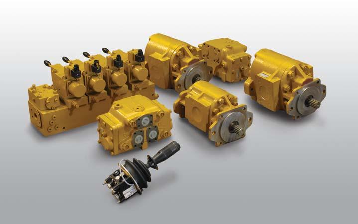 Pressure test ports simplify troubleshooting and hydraulic adjustments. Components are conveniently located to facilitate removal, disassembly and repair.