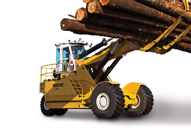 Carriage Control of the Load The Wagner Logstacker log carriage, the most durable and productive on the market, is the direct result of over 50 years of design experience, supported