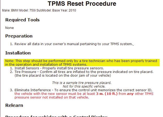 That s why we provide a certified training program that includes a technical overview of all TPMS systems,