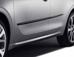 Styled mudflaps Designed to complement the lines of the vehicle whilst protecting the vehicle s