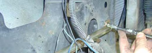to pin the flange of the reinforcing