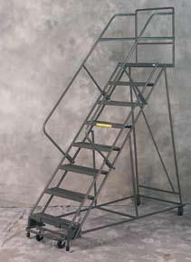 Ladders GILLIS SAF-T LAdders 50 SAF-T TM Angle Ladders Locking Systems: Spring Loaded Casters For 2 5 step ladders.
