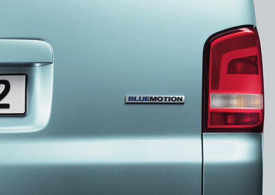 Equipment. The Multivan BlueMotion is the thriftiest vehicle in its class this has been achieved by a comprehensive package with many innovative technologies.