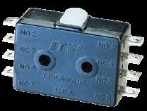 Mechanical switch (SPDT) Silver contacts (_V switch) Operating life 10 amp @ 125/250 V 0.