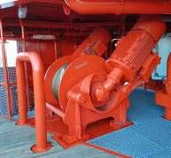 Normally they are supplied for rope or wire. PALFINGER MARINE also designs special purpose storage winches like iceberg net winches and hose storage winches.