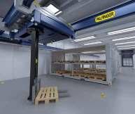 PALFINGER MARINE has developed an semi-automated system for safe, efficient and easy handling of containers, pallets and loose goods on board