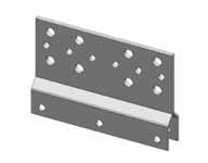 2-CELL & LARGE 4-CELL WITH 1 SQUARE DOUBLE HOLE POST FOR MORE THAN (4) CABLES BETWEEN TIERS OF RACKS PT00559