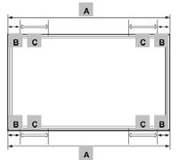 Variable clamping range (i) For exact dimensions for a given module series, please see the following table 1. Use in conjunction with Fig.