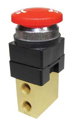 General Purpose 3 Port 1/8 Pilot Valves Available in NC or NO option The exhaust from the valves is through port No.