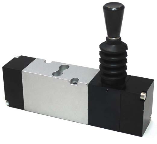 BC 1/ Base Mounted Valves Mechanically Operated KBCM53-D 3 Position Stable Lever Protec Closed