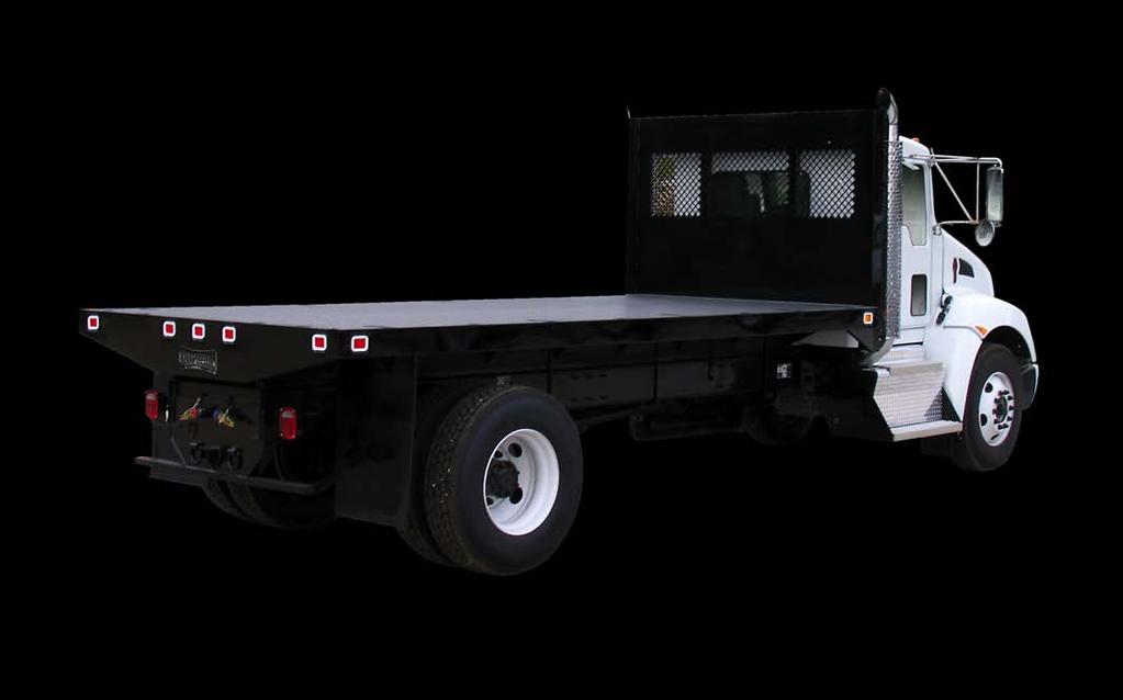 // CARGO-HAULER PCHT-163B *Body may be shown with optional features Knapheide s Cargo-Hauler (PCH) platform has a robust understructure to withstand tough job site applications.