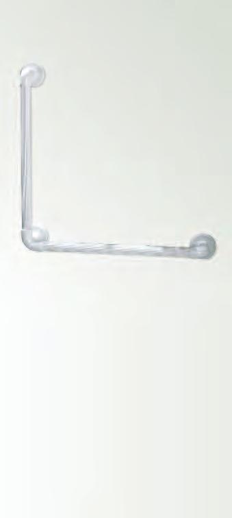 59mm Product shown: 0400WH --300mm 0430WH Large Plastic 90 Fluted Grab Rail - 0430BU