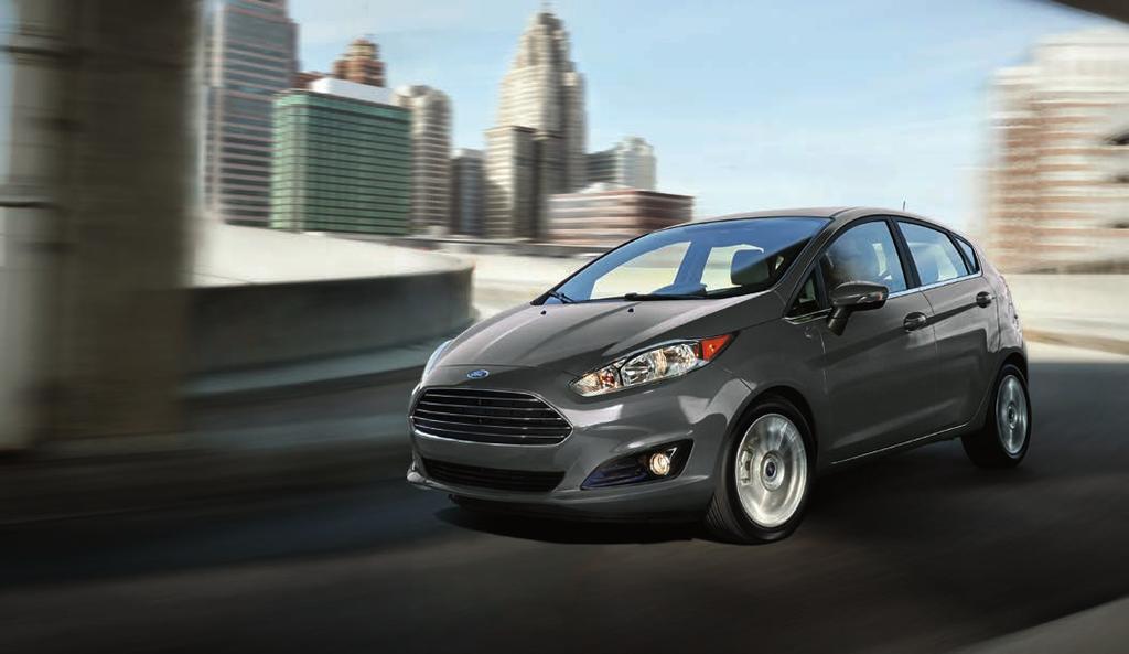 HATCH OR SEDAN THE CHOICE IS YOURS. Whichever you prefer, go with Fiesta Titanium for a ride that shines all around.