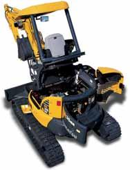 MINI-EXCAVATOR PC35MR-2 OPERATING WEIGHT 3.580-4.025 kg NET POWER 21,7 kw 29 HP @ 2.400 rpm shoes, extra counterweight.