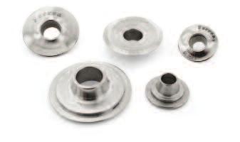 Retainers Titanium & Tool Steel Retainers Ferrea s Titanium & Tool Steel Retainers are CNC machined from aerospace quality alloys and finished to exact tolerances.