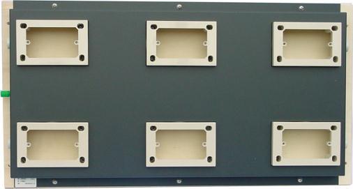 DL 1100C SIX JUNCTION BOXES PANEL DL 1100C6 Multi-layer wooden panel to be mounted on the panels DL 1100D or DL 1100E, suitable for the in-wall wiring of civil installations, provided with 6  etc.
