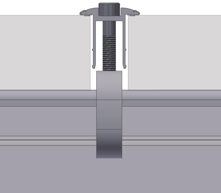 End clamps are positioned approximately 0 mm from the end of the purlin.