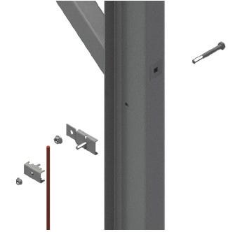 Mounting InstructionS FS UNO. Install Strut ttach strut to girder and post with provided M hardware.