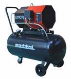 nimum 90 litres for the UNICA 1 and UNICA 2 models and a minimum of 200 litres for the UNICA 3 model. Volt/H/Ph r.p.m. L kw hp l/min m 3 /h cfm l/min cfm bar psig db(a) LxWxH (mm) kg 230/1 UNICA 1
