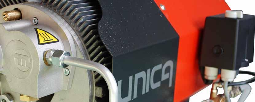 THE UNICA SERIES As in large industrial plants, small and medium sized ones also require clean compressed air, that is free of condensation, oil and dust.