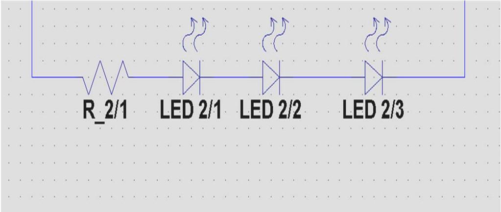 Operation of LEDs: Badly Designed LED Lamp V operation 8 of such LED-Strings