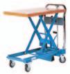 LIFT TABLES HYDRAULIC SCISSOR LIFT TABLES Designed to allow workers to easily move and position loads to a convenient working height Heavy-duty construction with captured scissor rollers for maximum