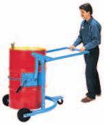 DRUM ROCKERS Safe method of upending up to 45 gallon drums for moving, draining or storing No lifting, straining, or danger of drum tipping backwards Load drum into the draining position in seconds