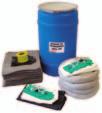 SPILL CONTROL SPILL KITS ALLOW FOR IMMEDIATE CLEAN-UP OF SPILLS. Choice of oil or universal spill kits. Oil kits can handle oil and fuel spills on land or on water.
