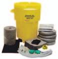 Kits available for small spills such as in labs, to large spills in plants or on open water. SAK219 SAK221 SAK225 5-GALLON UNIVERSAL - SORBENT CAPACITY - 5 GAL.