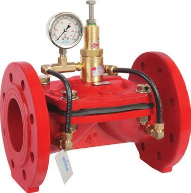 600 SERIES QR QUICK PRESSURE RELIEF VALVE Armaş QR model quick relief control valve is the safety control valve designed to protect system by releasing pressure surges to atmosphere quickly caused
