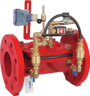 PUMP (BOOSTER) CONTROL VALVE 600 SERIES PC 6 6 Armaş PC model pump control valve is a control valve designed for putting booster type pumps into/out of service automatically which is used