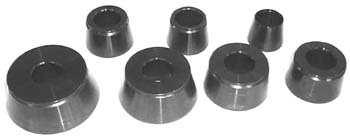 Wheel Balancer Low And Medium Taper In-Between Cones WB2000-40 40mm Low Profile Taper Cone Set - Replaces Hunter 20-1626-1 WB2000-28 28mm Low Profile Taper Cone Set